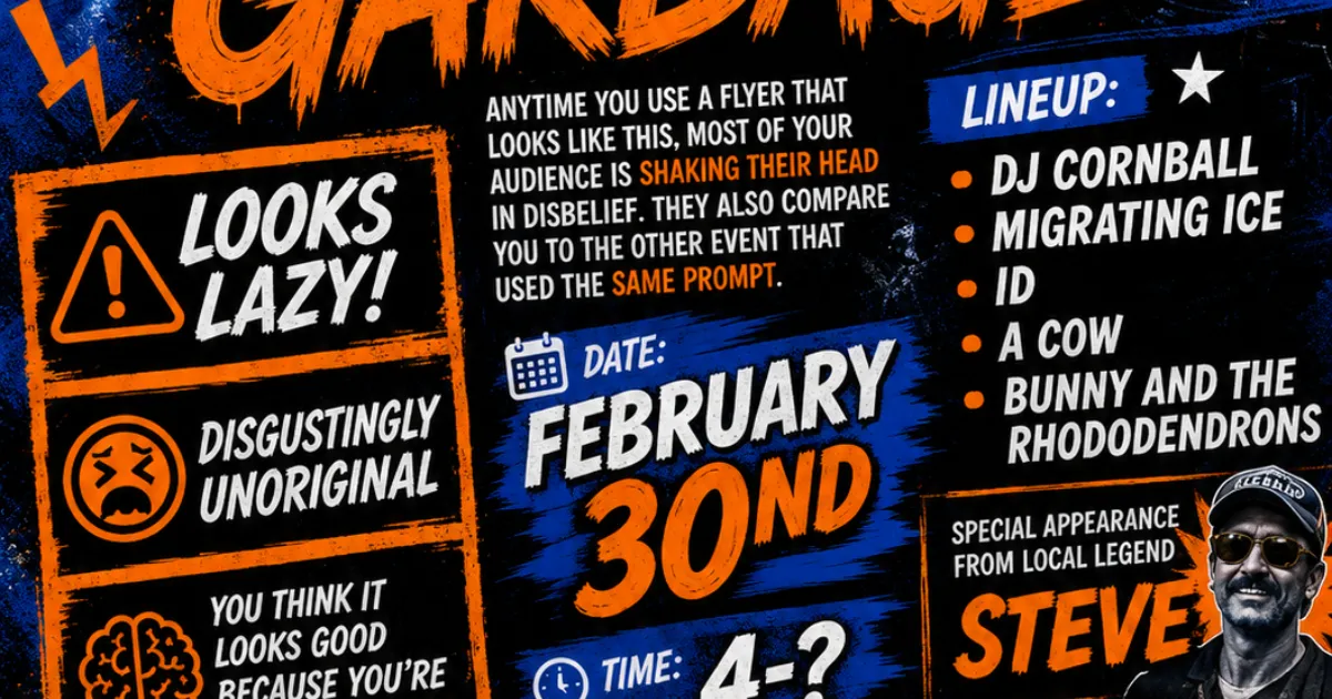 Ai flyer garbage