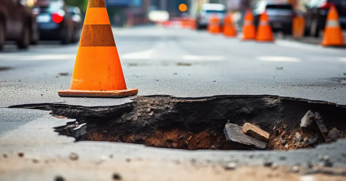 Pothole construction
