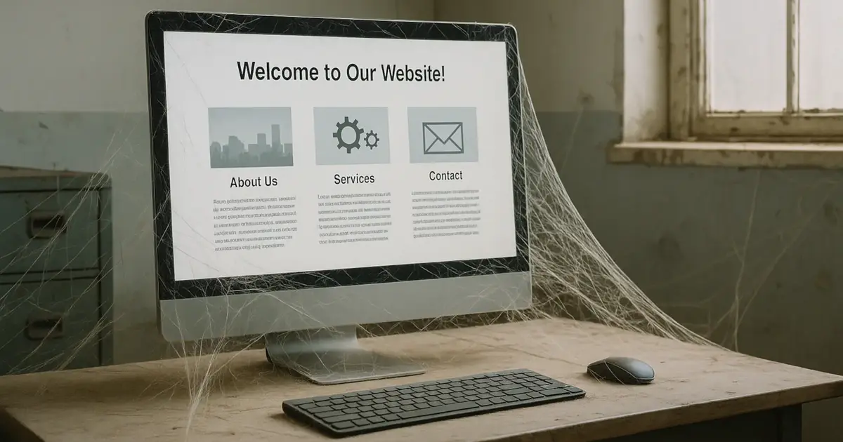 Rural business brochure website problem