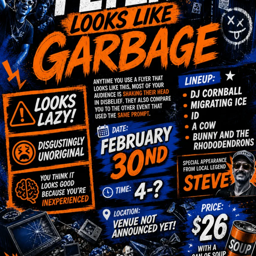Ai flyer garbage
