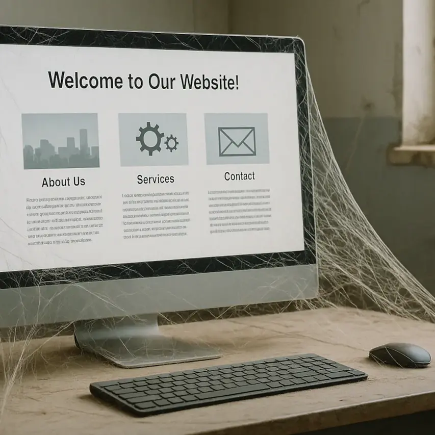 Rural business brochure website problem
