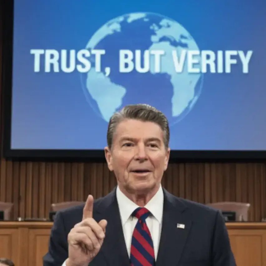 Trust but verify ai