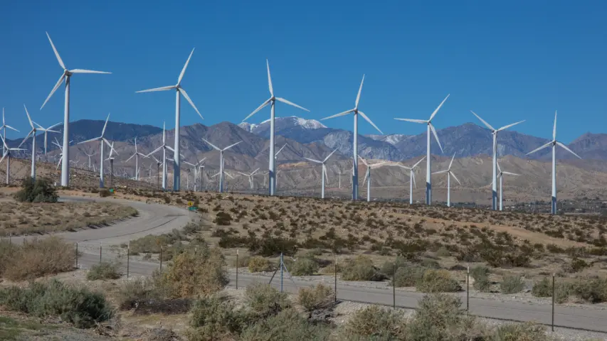 Wind solar farm texas