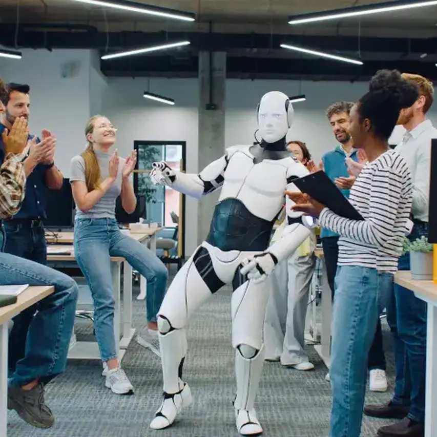Ai robot dancing