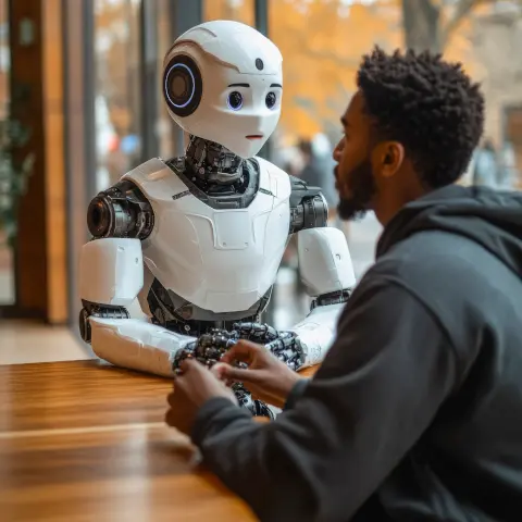 Ai conversation human cafe
