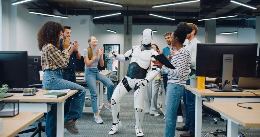 Ai robot dancing