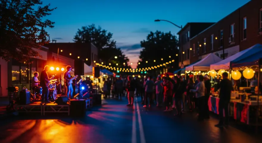 Concert downtown