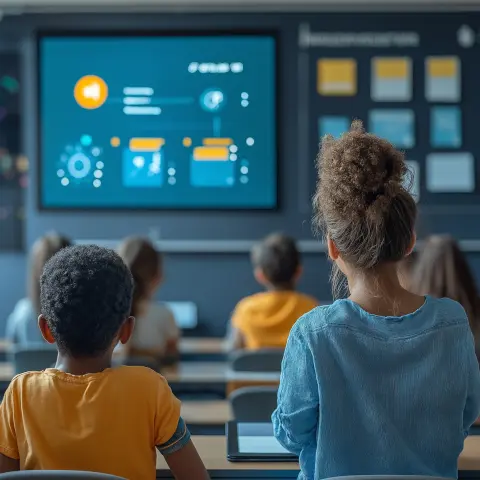 Kids classroom screen
